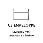 C5 Enveloppe avec ou sans fenêtre